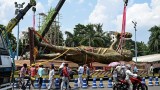 ◆悲報◆インドでリオネル・メッシの巨大像撤去「風で揺れている」と住民から苦情