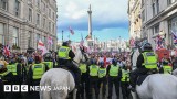ロンドンで対立する2グループの大規模デモが同時に　43人逮捕と警察発表